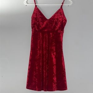 Red Velvet Dress